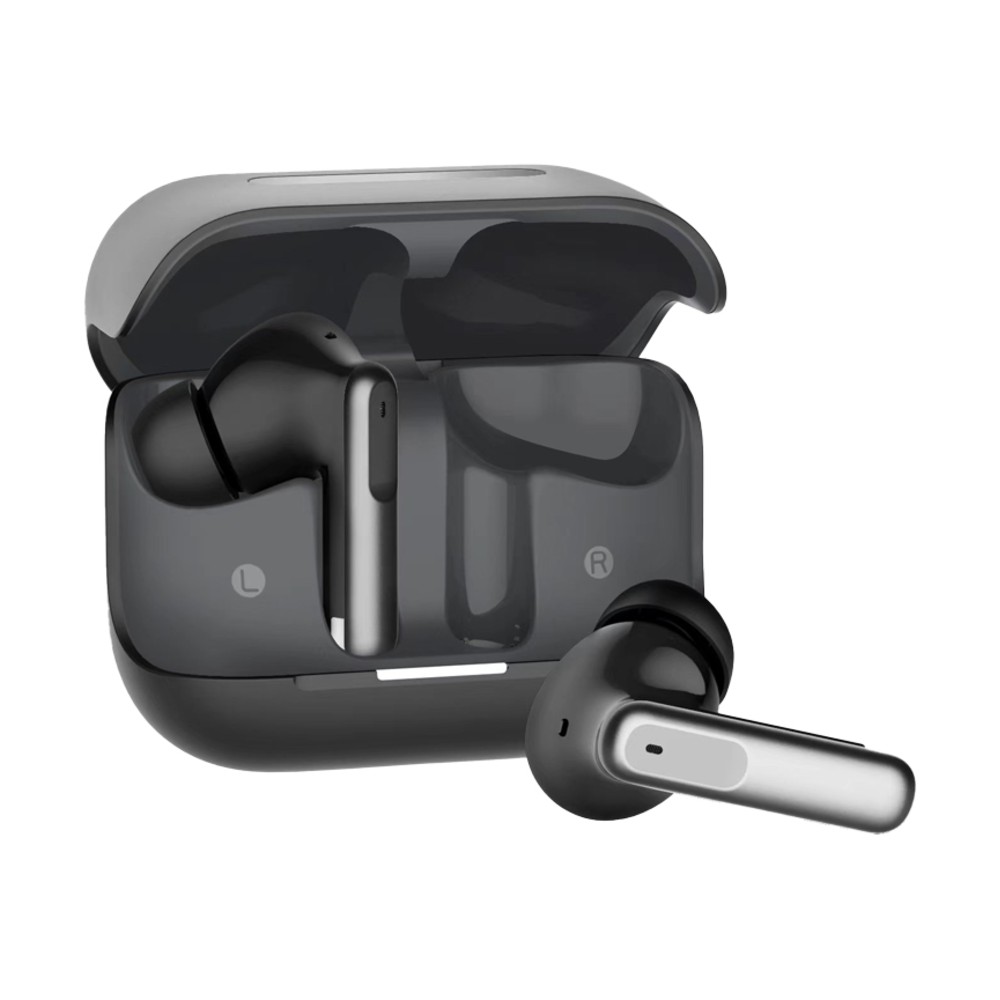 Powerology Hybrid ANC + ENC 6Mic Earbuds - Black